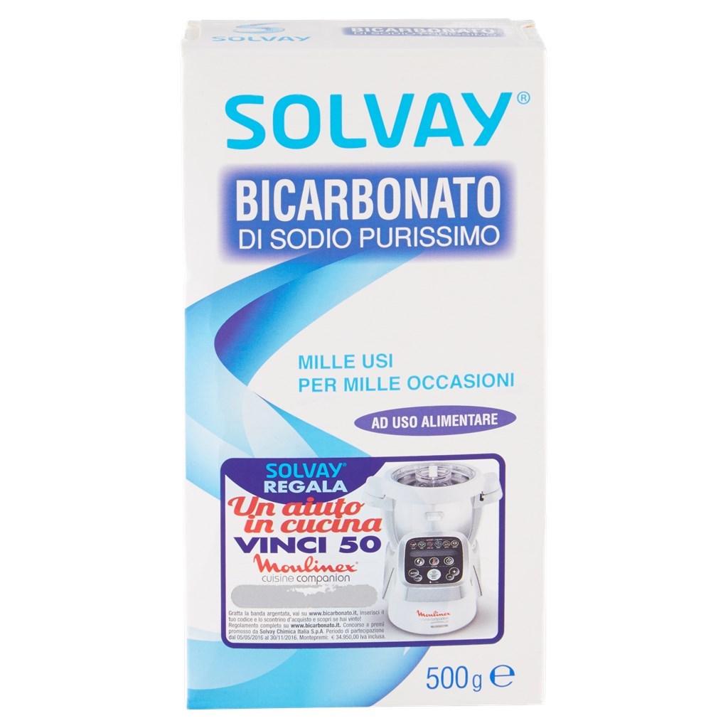 Solvay bicarbonato di sodio purissimo 500 g supermercato punto ... Bicarbonato di sodio disinfettante